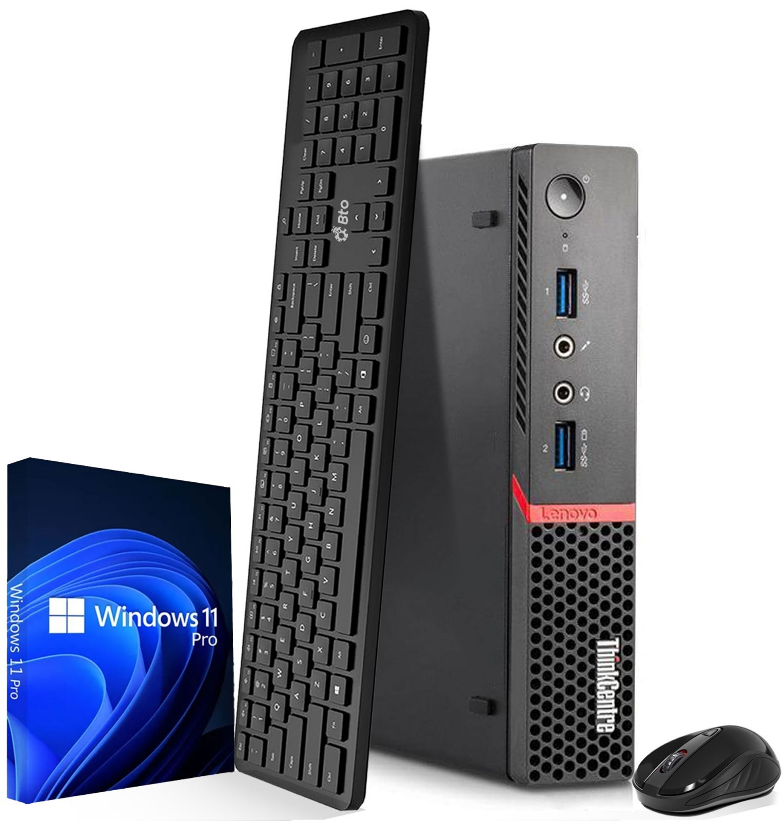 Lenovo ThinkCentre M715q AMD Ryzen 5 Pro 2400GE 8GB Ram 256GB SSD Wifi Windows11