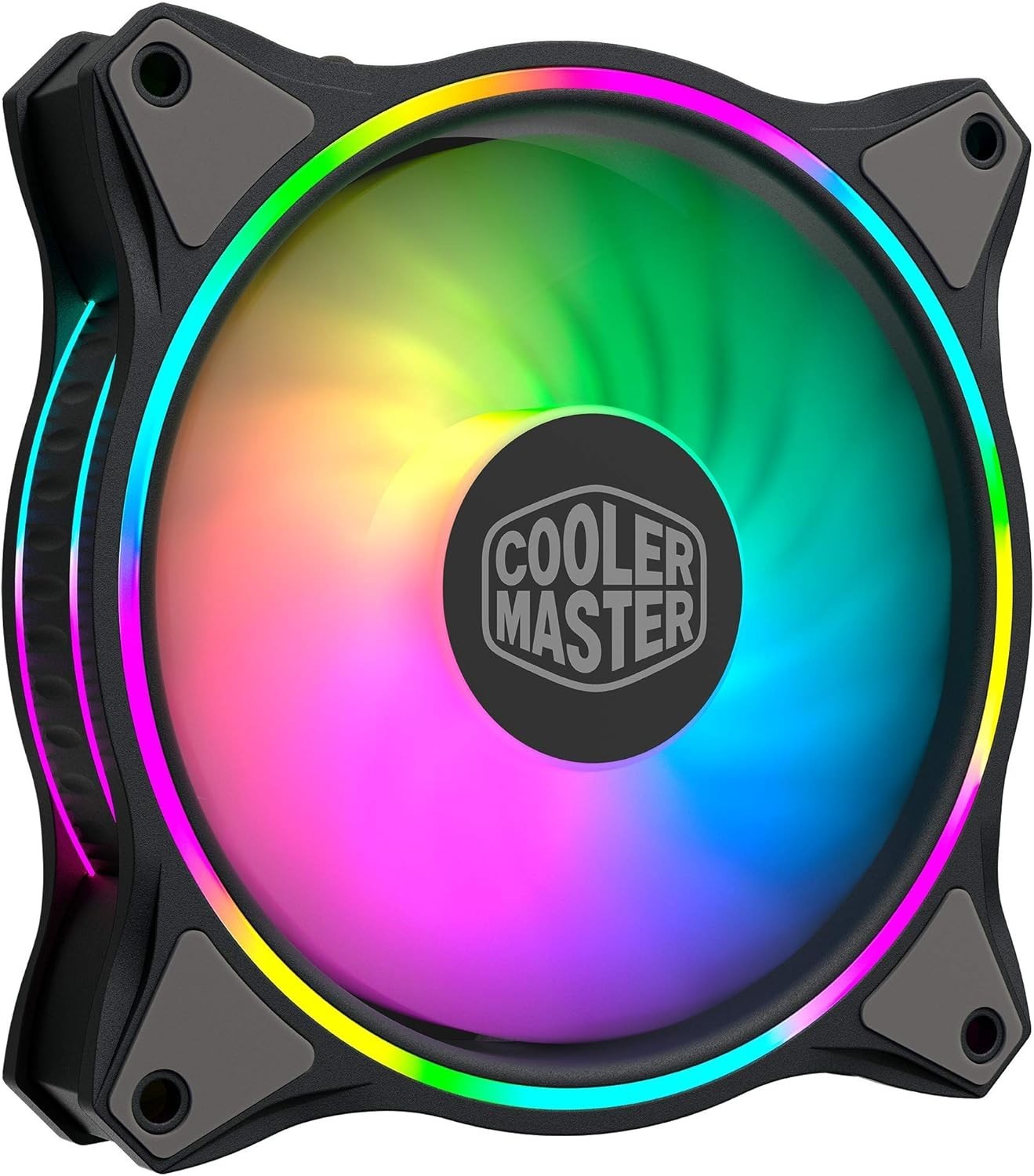 Cooler Master MasterFan MF140 Halo Fan, Duo-Ring ARGB Customizable Lighting- NEW