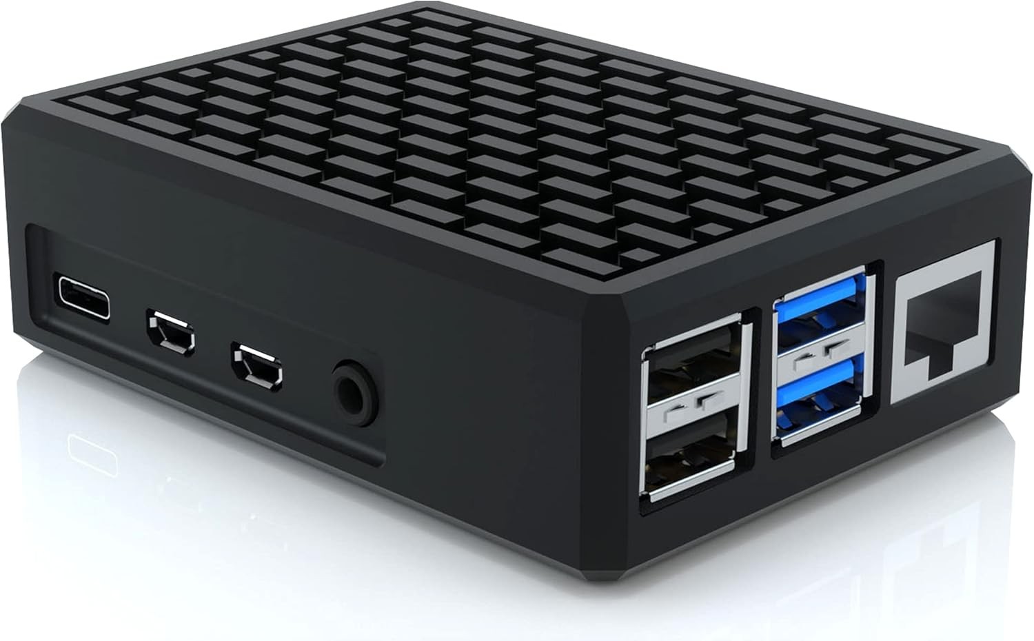 Aluminium Raspberry Pi 4 Case – Passive Heatsink Cooler for Pi 4 Model B (8GB/4G
