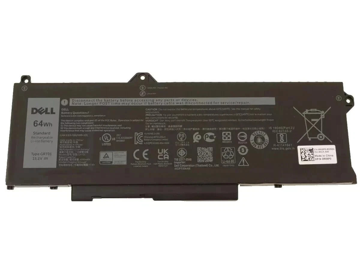 Genuine 64WH GRT01 NEW Battery For Dell Latitude 5531 5421 Precision 3581 3470