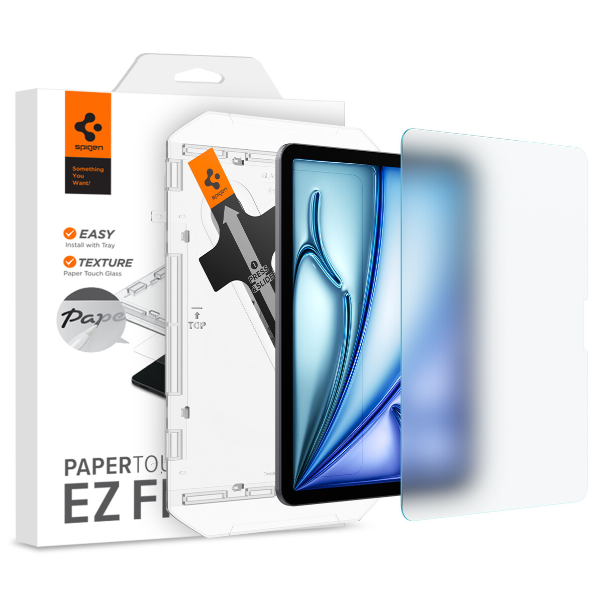 Spigen [GlasTR EZ Fit PaperTouch] Screen Protector | for iPad Air 13″ / 11″