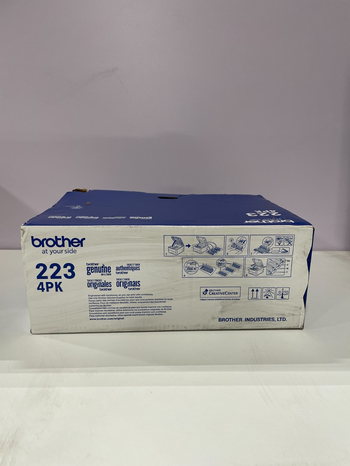 Brother Standard-Yield Toner – Pack of 4 (Black/Cyan/Magenta/Yellow)