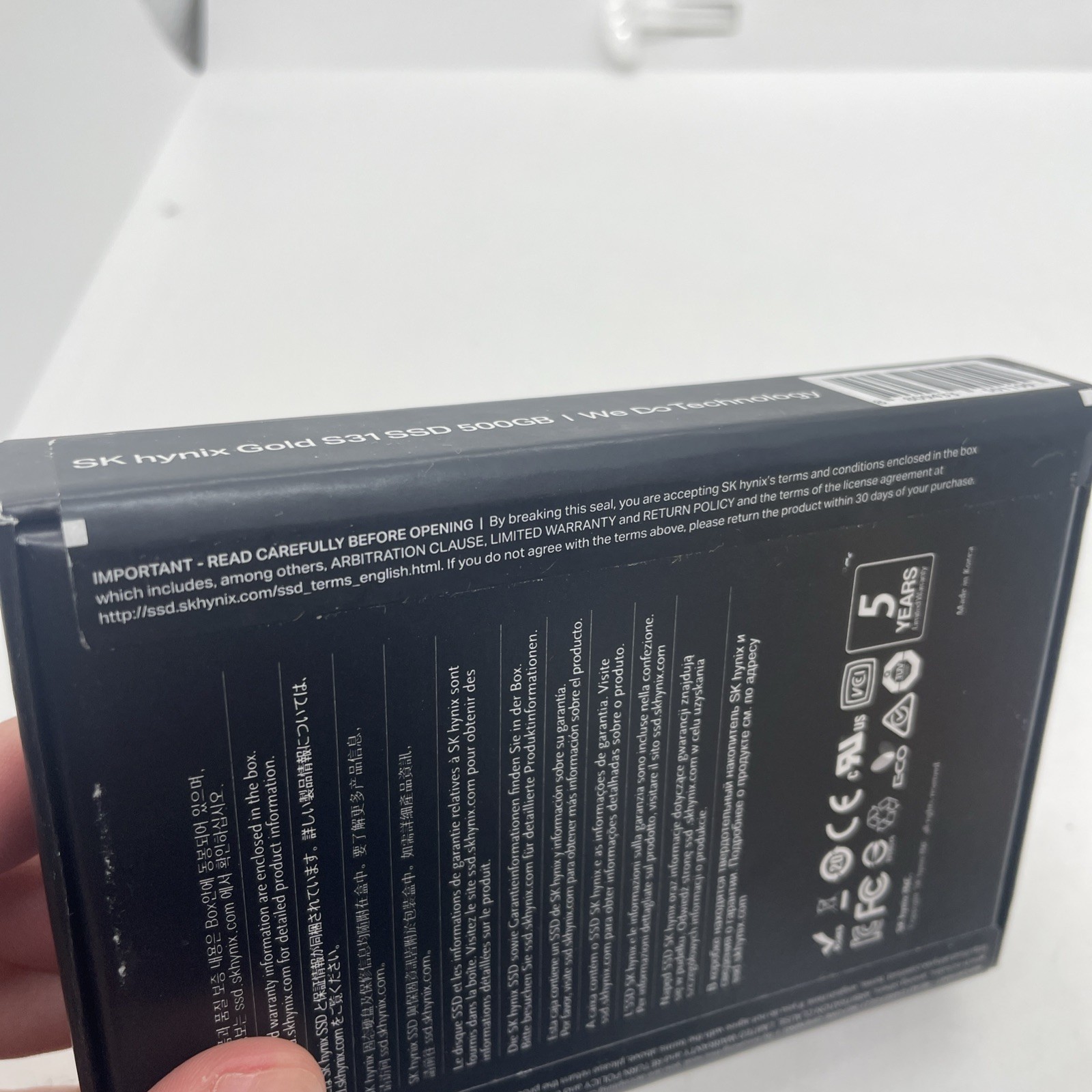 NEW SK HYNIX GOLD S31 500GB SATA 2.5″ SSD SOLID STATE DRIVE SEALED