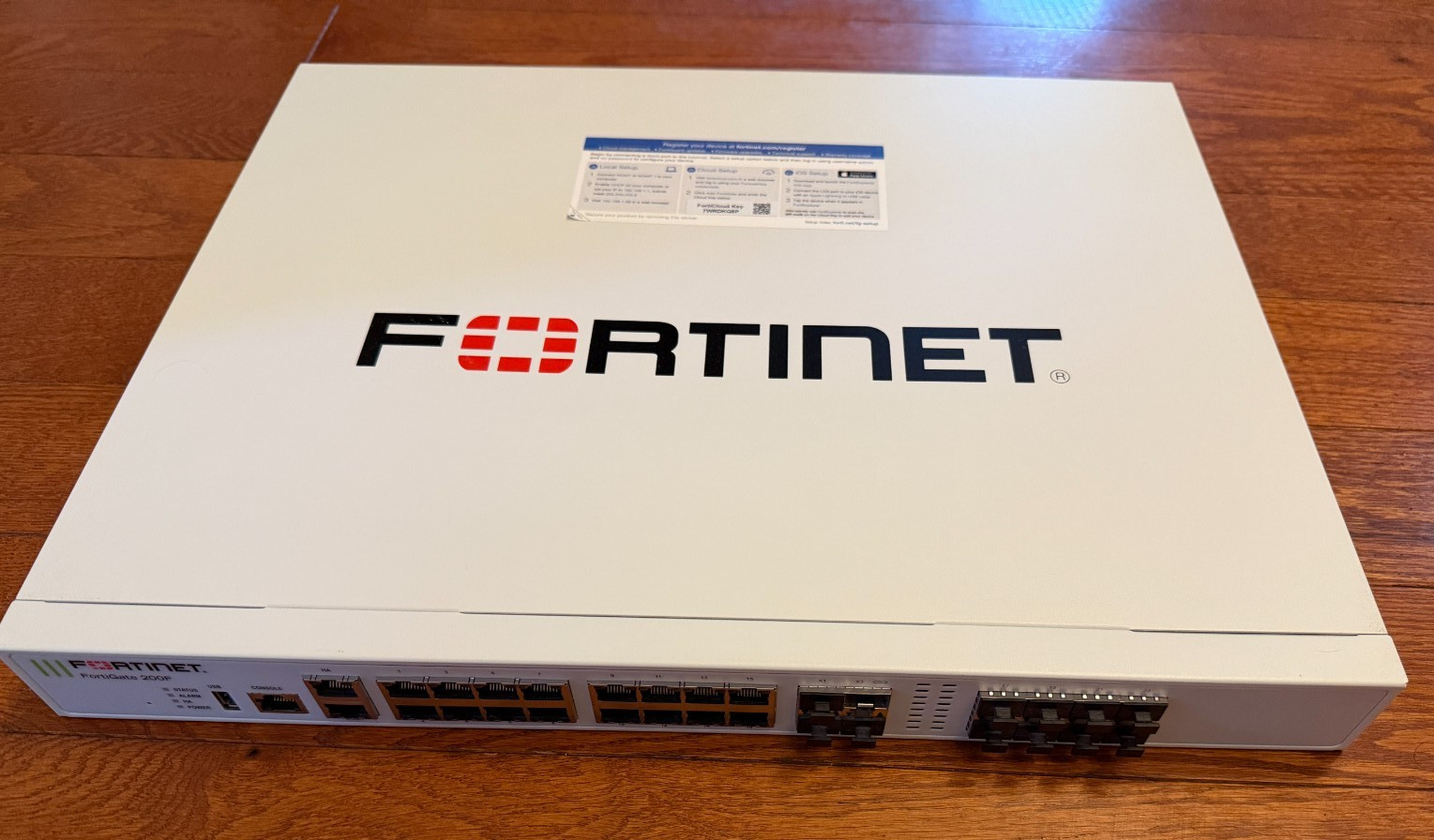 Fortinet FortiGate FG-200F Network Security Firewall with license transfer