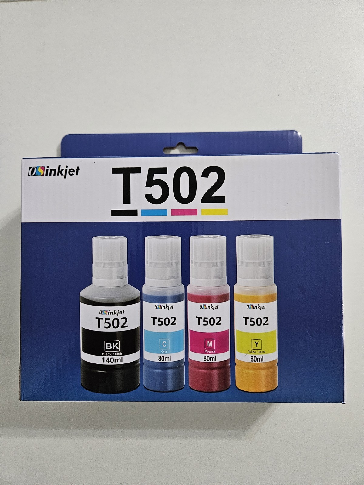 Inkjet T502 Multi-color Ink Bottles Ink Bottles 4 Colors New For Use In Epson