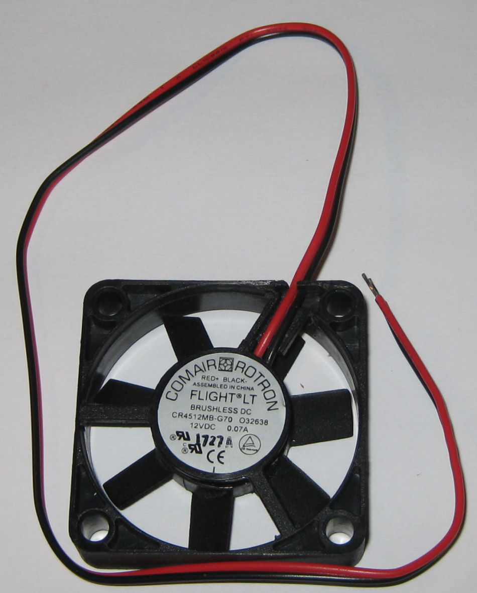 5X Comair Rotron 45 mm Quiet Electric Fan – 12 V – 6.9 CFM – 22 dB – CR4512MB