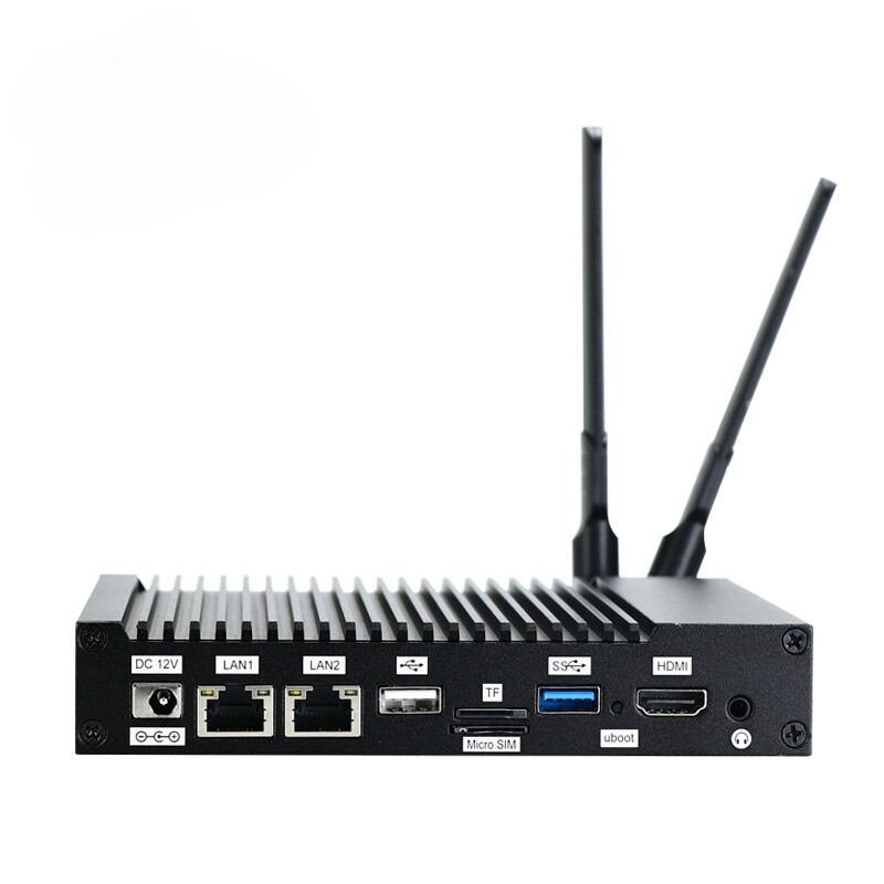 Desktop Dual Lan Android 11 4G Module Interface Fanless AI Edge Computer
