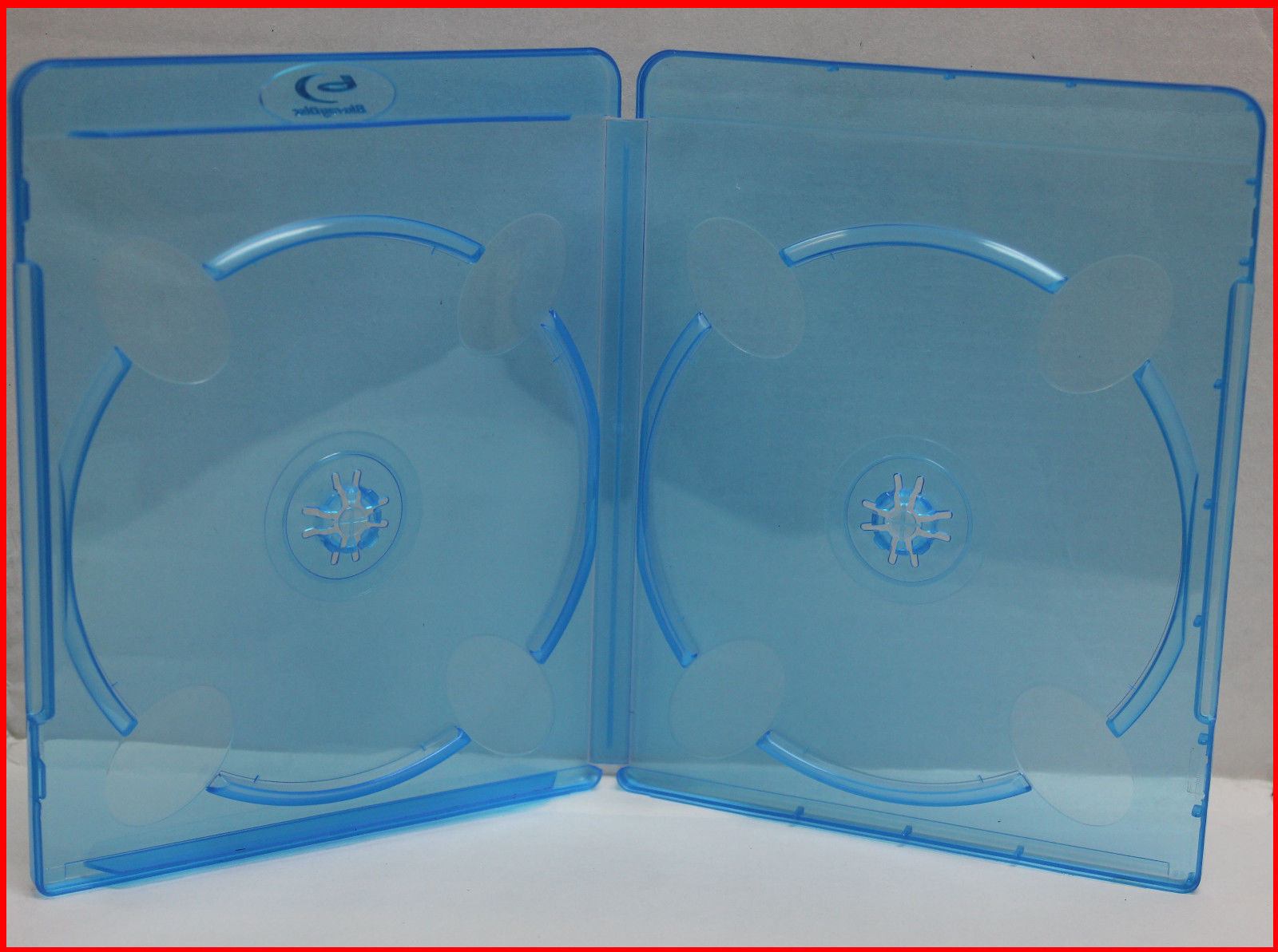 11mm MegaDisc Blu-Ray Case with Logo Double Discs Box Hold 2 Premium 20 Pk