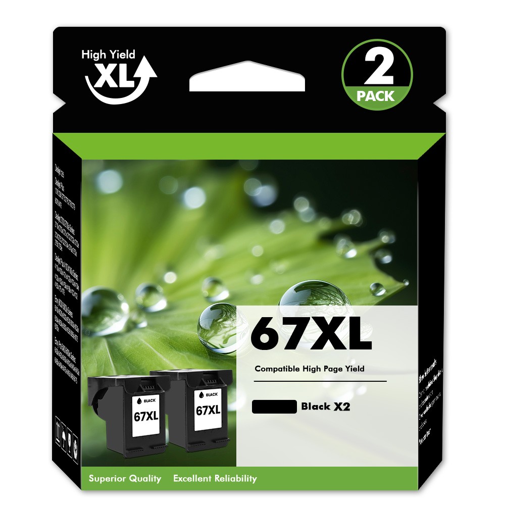 #67 XL 67XL Ink Cartridges for HP Ink 67 Deskjet 2700 2755 2800 2855e 4152e 4155