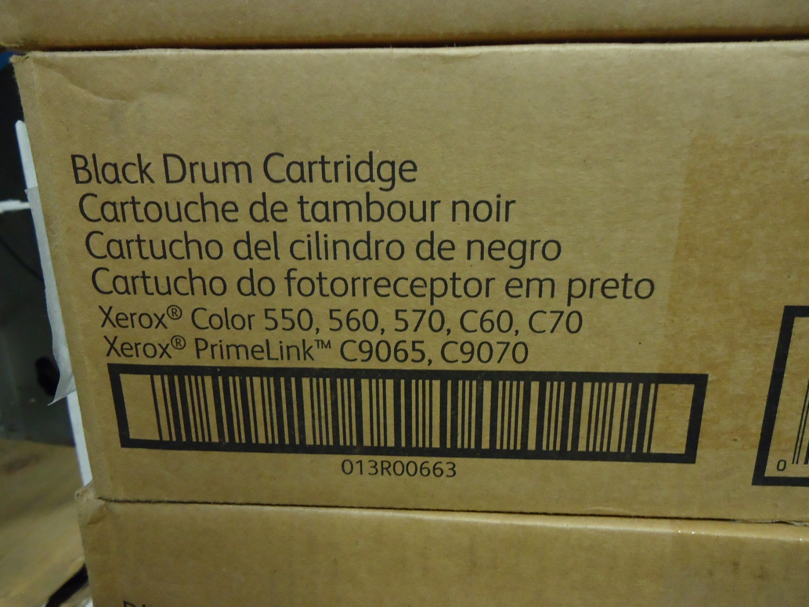 Lot of 5 Xerox 013R00663 Black Drum Cartridges