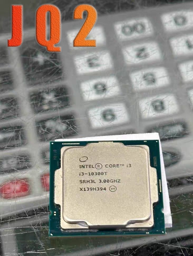 10Th Gen Intel Core i3-10300T LGA-1200 CPU Processor 3.00GHz 4-core 35W 8MB Used