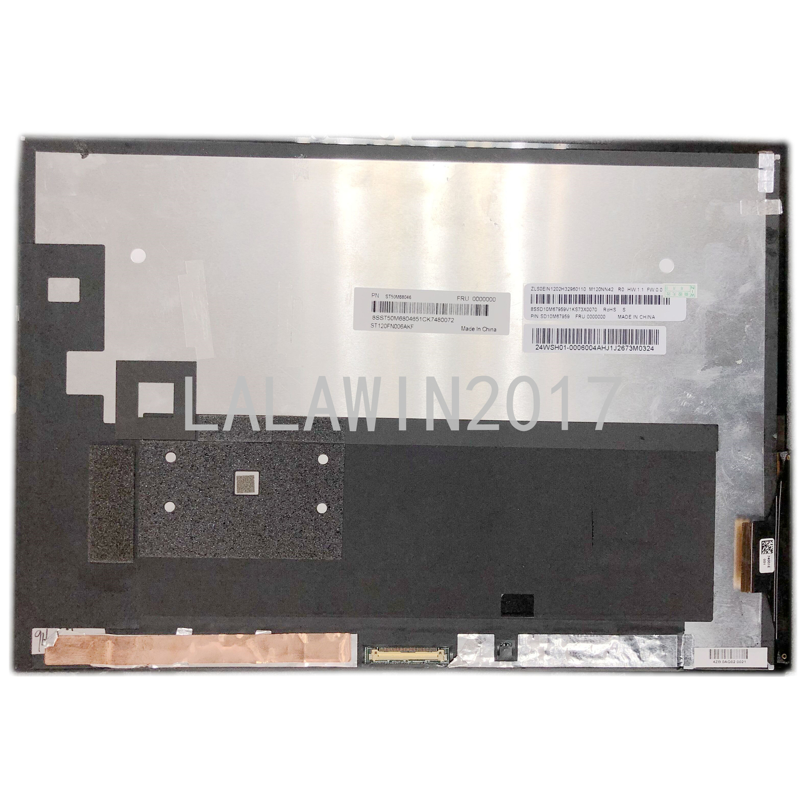 M120NN42 R0 12.0″ 40 PIN IPS with 2160X1440 EDP NON-TOUCH LCD SCREEN Panel