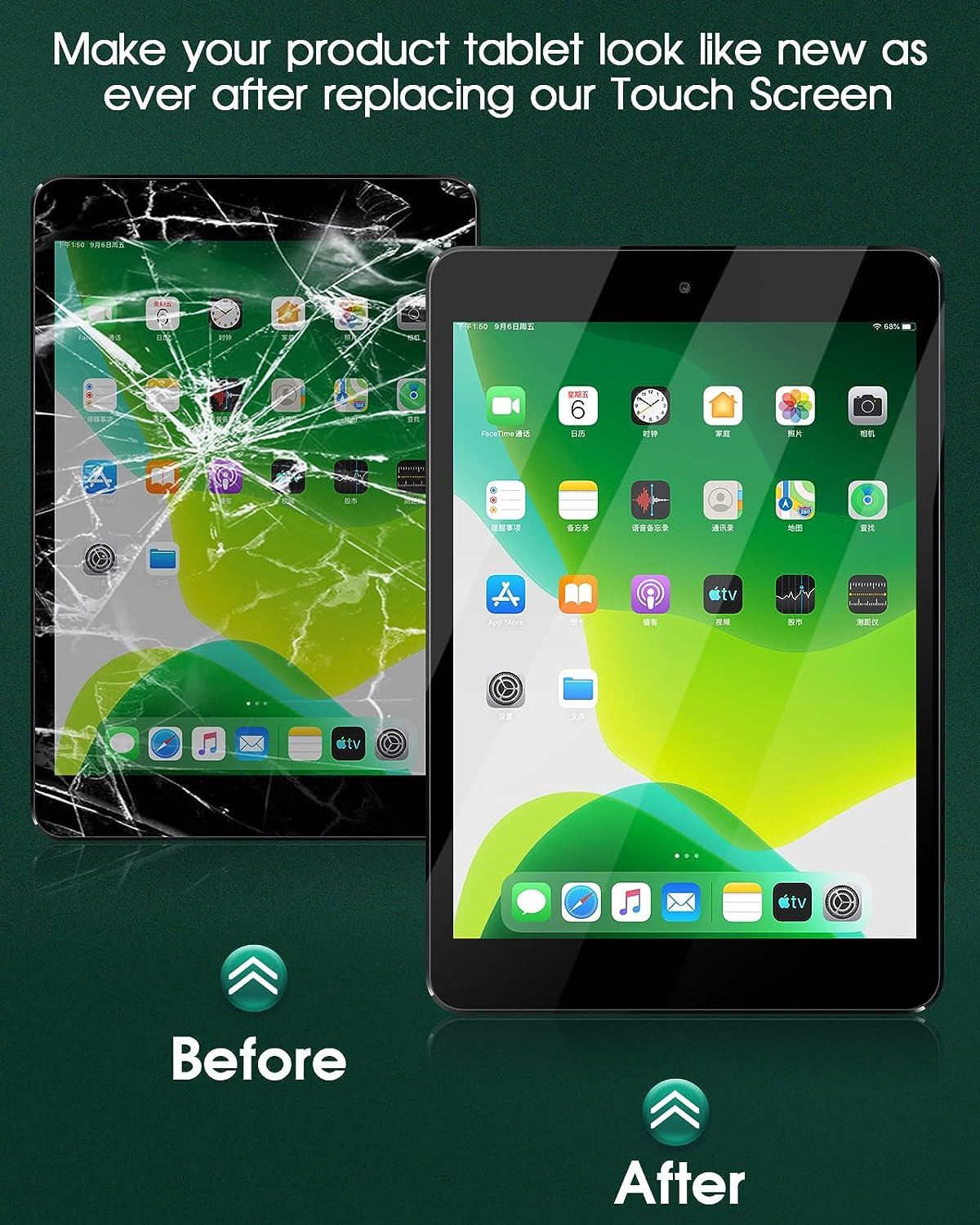 For Teclast Tablet M40 plus Screen Replacement for Teclast M40 plus Touch Screen