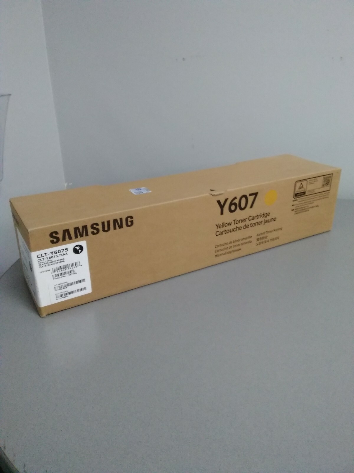 Genuine Samsung CLT-Y607S YellowToner Cartridge MultiXpress CLX-9250ND CLX-952N