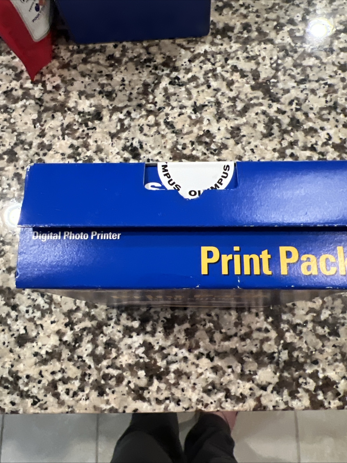 New Sealed Olympus Print Pack P-P40 Lot Of 2 Boxes Paper & Ribbon