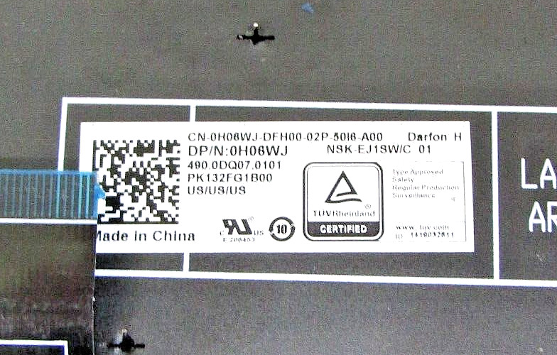 Dell OEM Chromebook 11 (5190/3100) 2-in-1 US-EN Keyboard Assembly HUS19 H06WJ