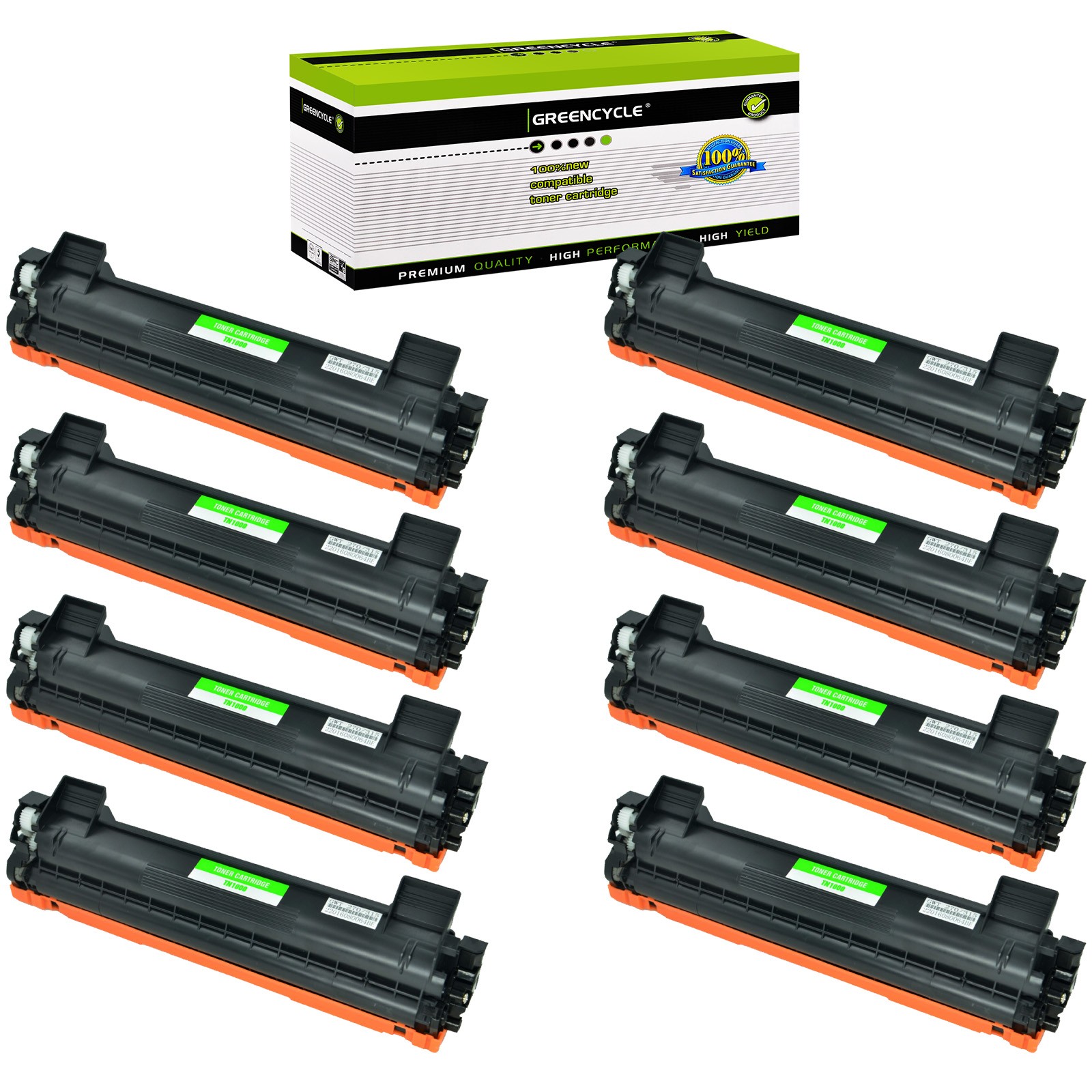 8PK TN1000 Toner Cartridge For Brother HL-1110 1110E 1110R 1111 1112 1112E 1112R