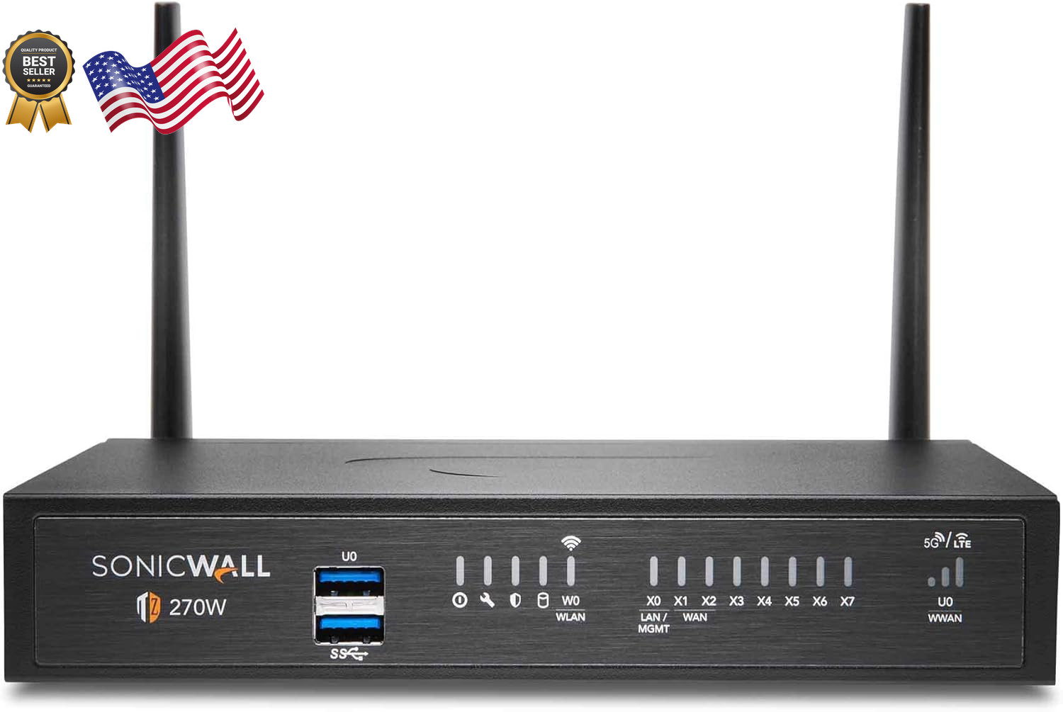 SonicWall TZ270 Wireless AC Network Security Appliance (02-SSC-2823) Bundled