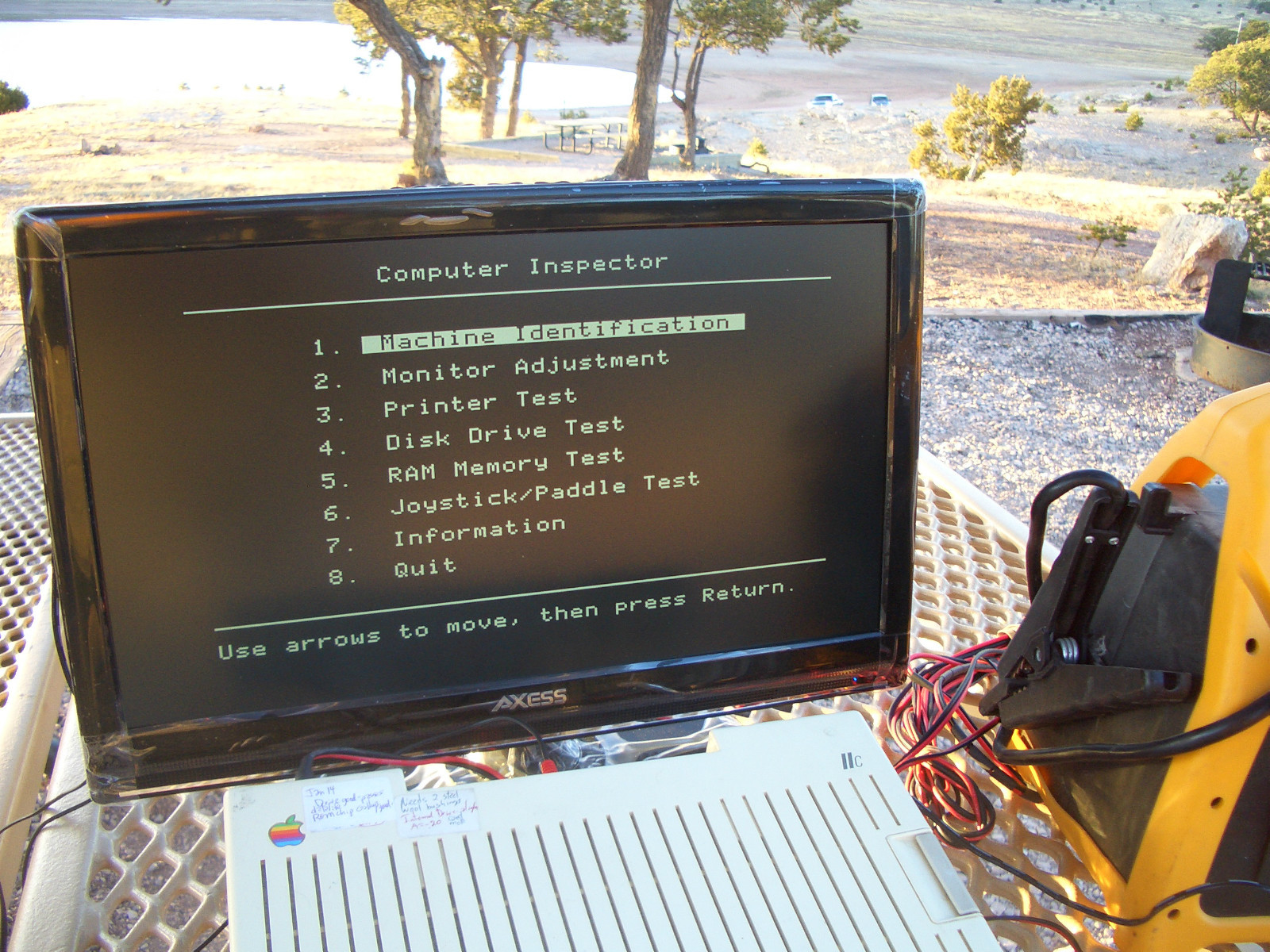 APPLE IIc: BATTERY PORTABILITY KIT; RUN IIc ON 12v SOURCE! $22.22 + $8.45 S/H