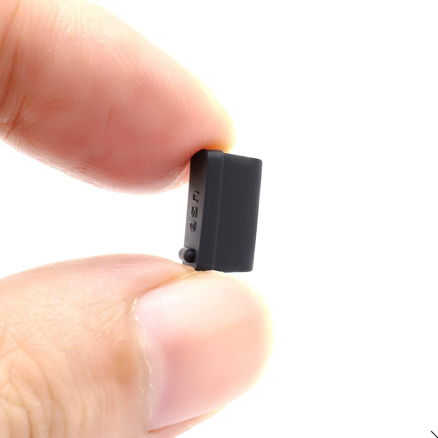 30 Silicone USB Port Covers Dust Protectors for Female End – Black