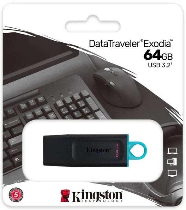 KINGSTON DataTraveler Exodia 64GB 128GB 256GB USB 3.2 Flash Drive Pen Stick LOT