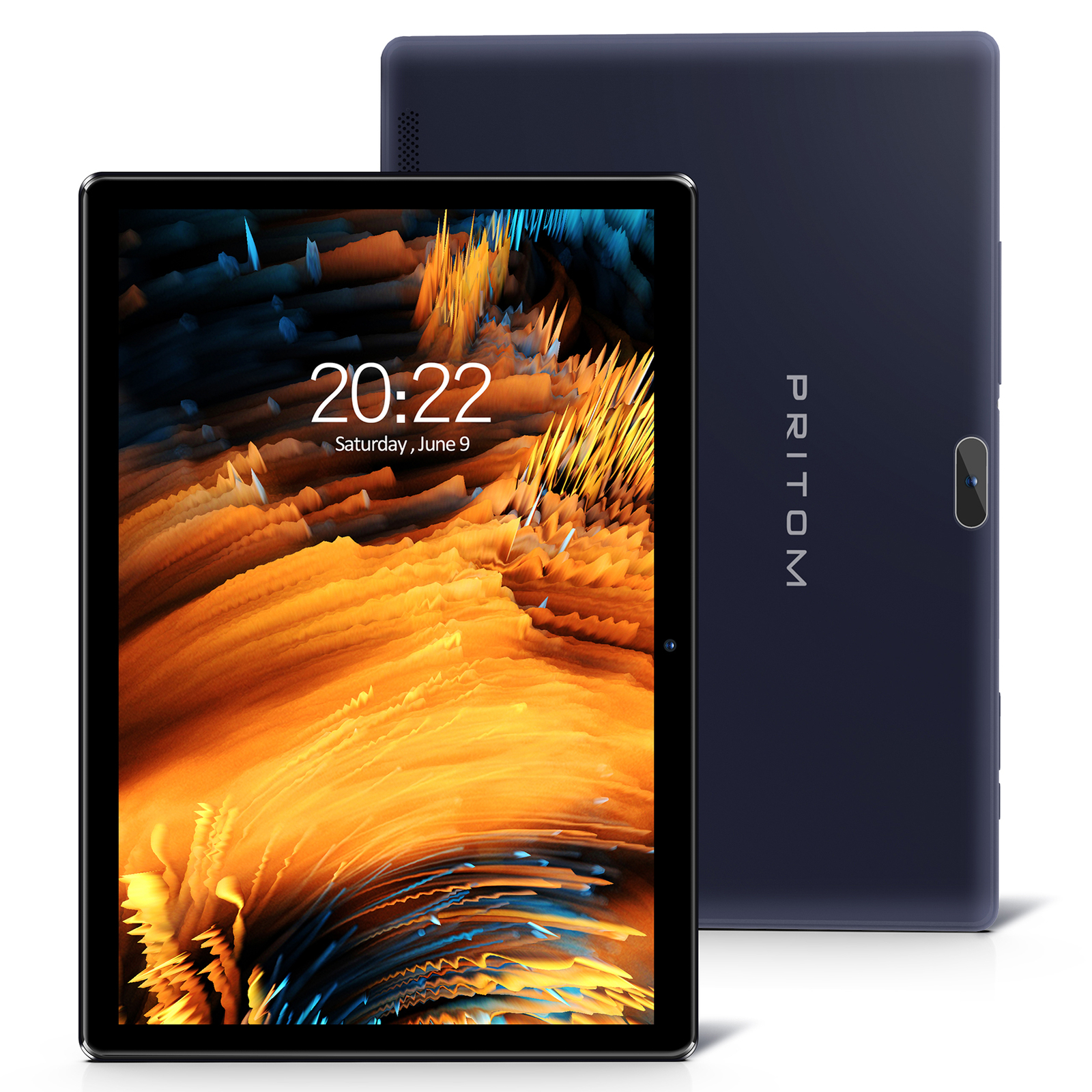 PRITOM 5000mAH Android Tablet PC Pad 10 inch 32GB ROM Quad Core Expandable Wifi