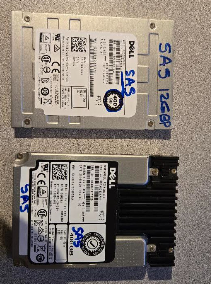 Dell 400GB SAS SSD Lot of 2 Drives as shown.
