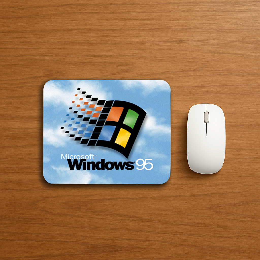 Windows 95 Mouse Pad 8.5 x 7 inches color NEW PRINT next day shipping (2)