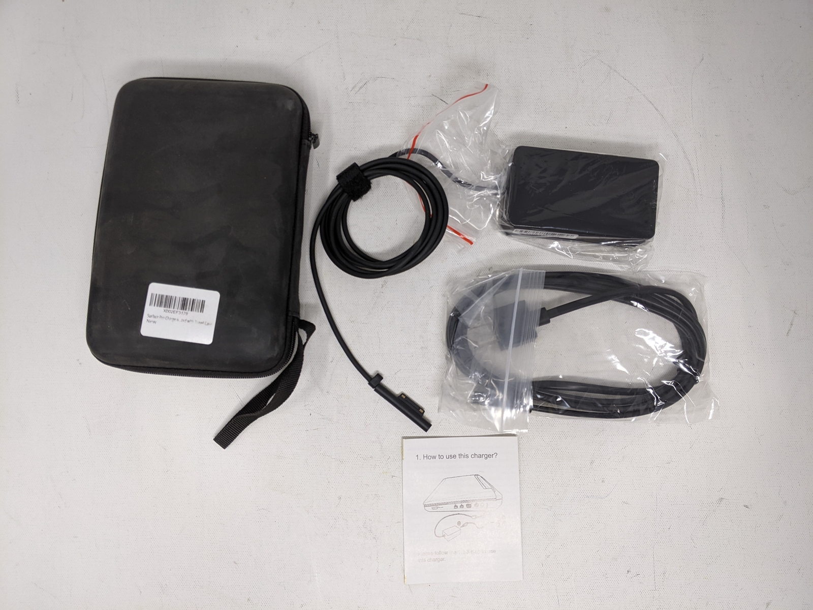 Microsoft Surface Pro Laptop and Book 64W Charger w/ Travel Case SK90150400