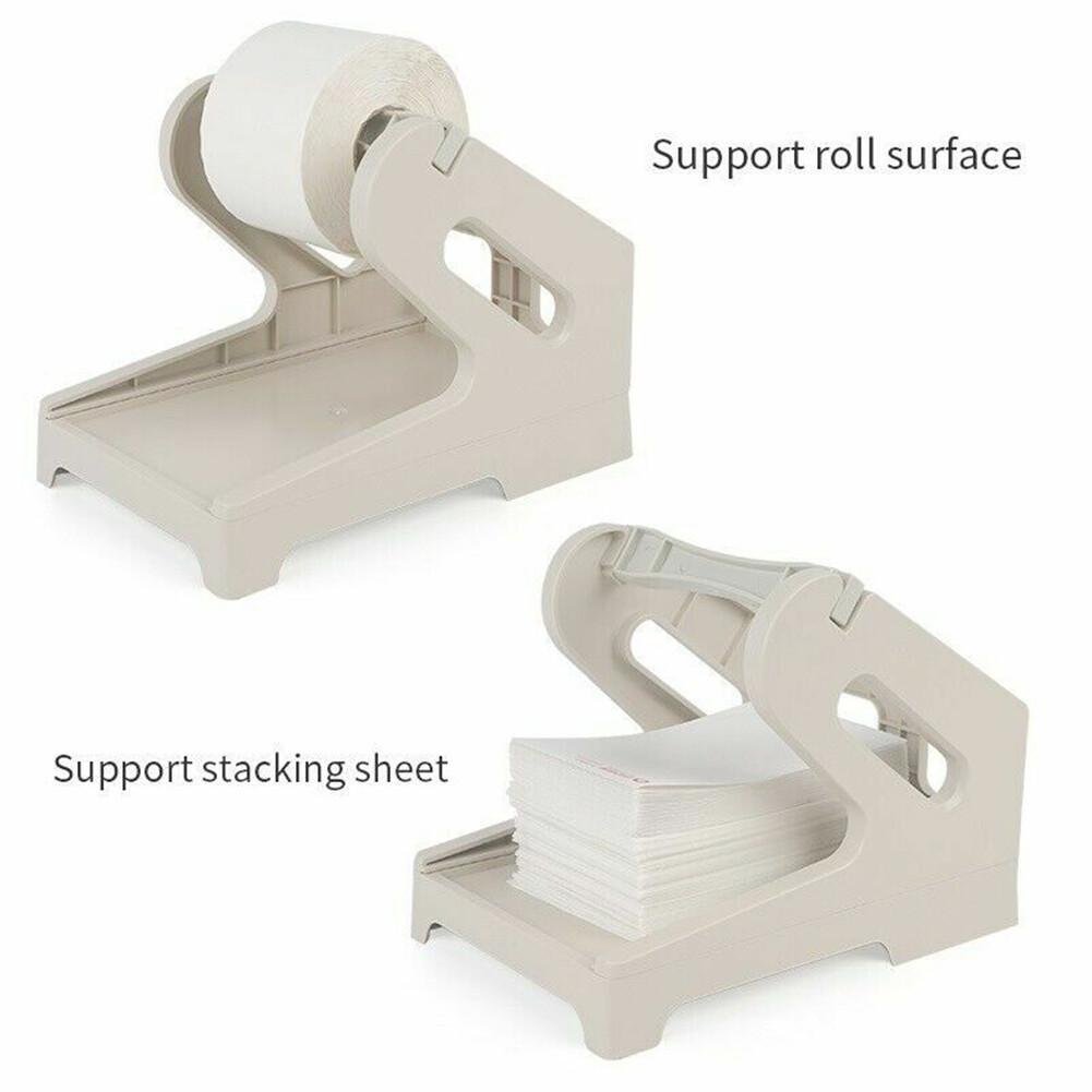 Thermal Label Holder for 4″ x 6″ Rolls and Fanfold Labels Desktop Label Printer