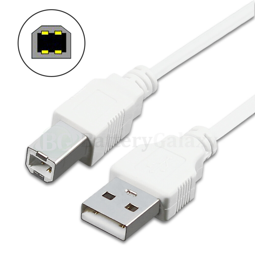 Lot 6′ 10′ 15′ For HP CANON DELL BROTHER PRINTER SCANNER CABLE CORD USB 2.0 A-B