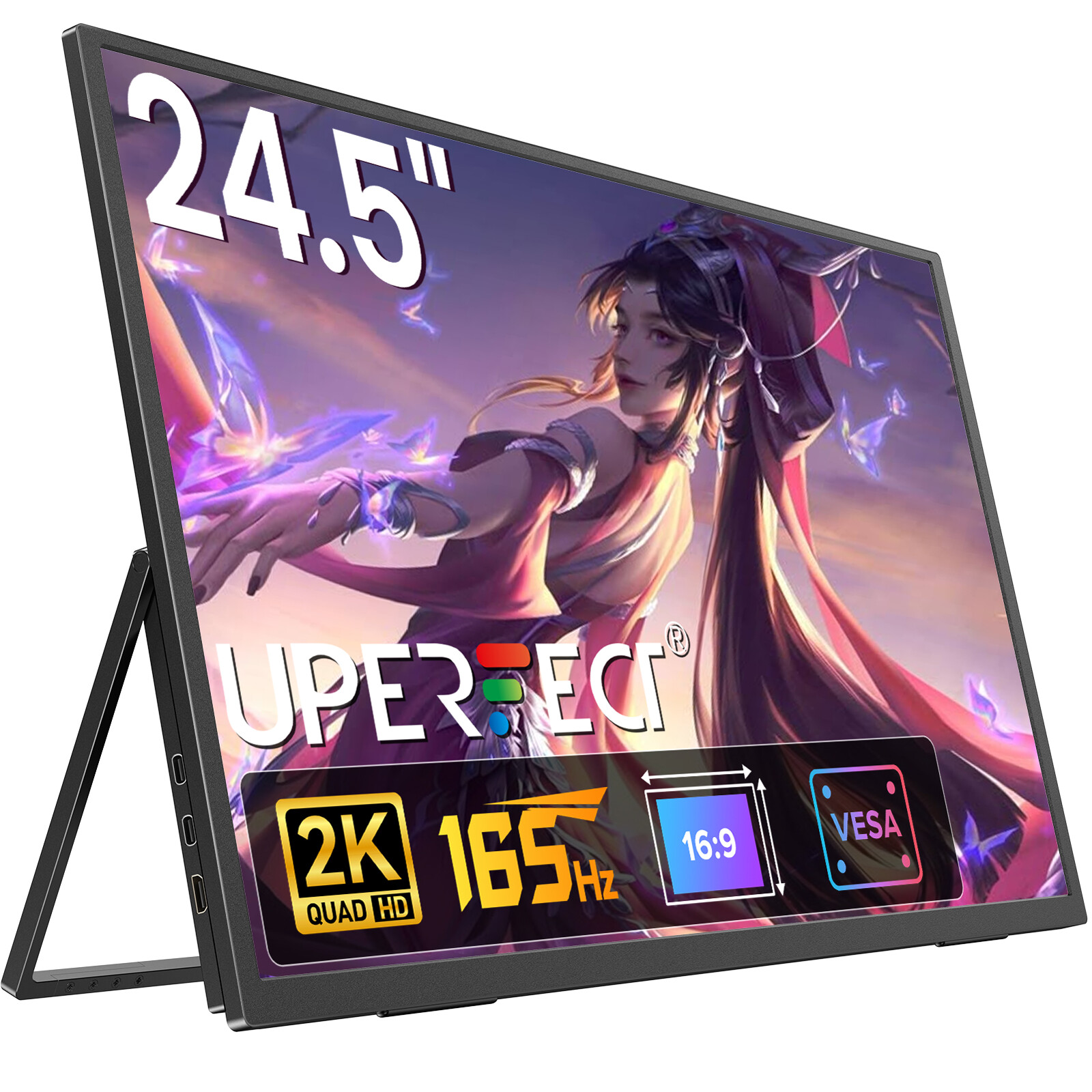 UMax 24 – 24.5 Inch 2K Desktop Computer Monitor 165Hz Wall Mounted IPS Display