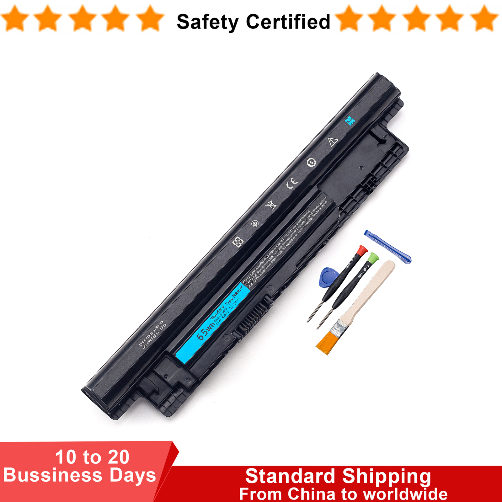 MR90Y Battery For Dell Inspiron 3521 3721 5521 5721 14-3421 14-3437 14R-5421