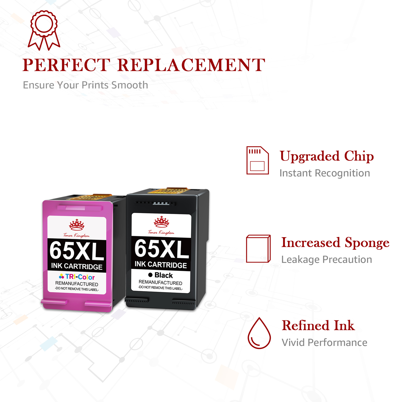 65 XL 65XL Ink Cartridge For HP Deskjet 2600 2652 2636 ENVY 5010 5052 5055 LOT