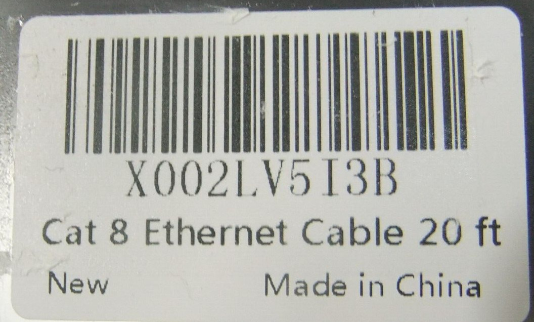 AOPOCKAN TECH Cat 8 Ethernet Cable 20 ft,Heavy Duty High Speed Internet Network