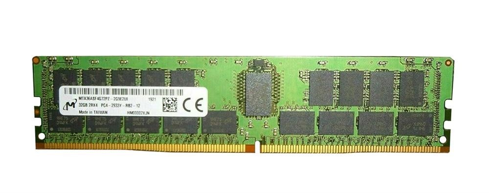 Lot of 2 Micron 32GB DDR4-2933 2Rx4 ECC RDIMM Server RAM MTA36ASF4G72PZ-2G9E2TI