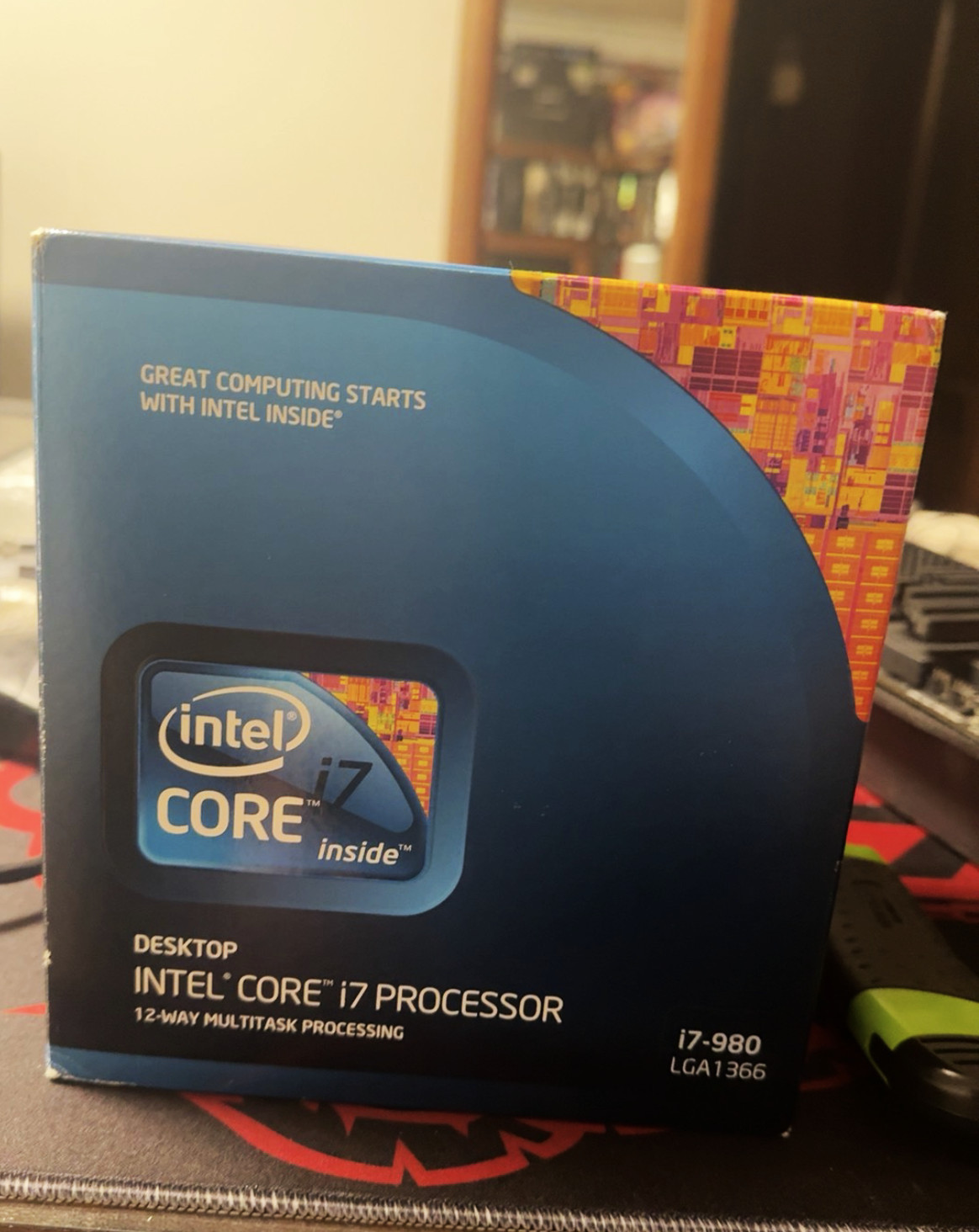 Rare Intel i7-980 boxed CPU, LGA1366 socket, with original packaging