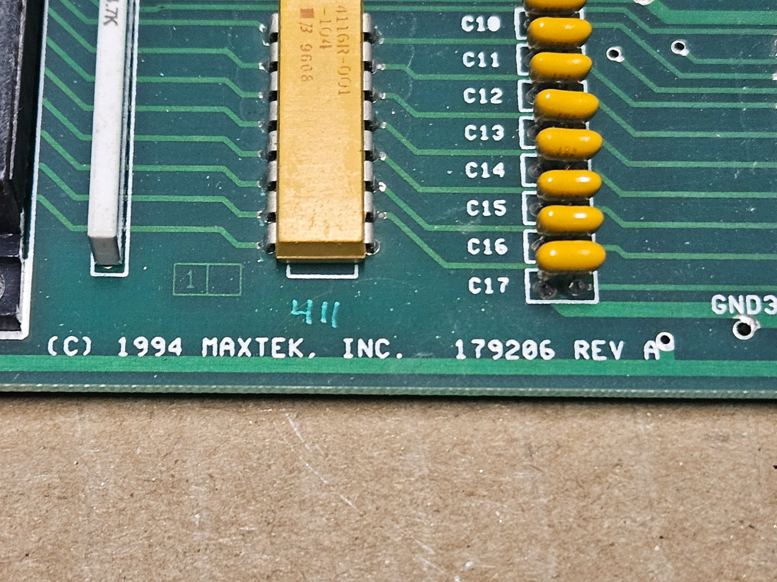 Maxtek MDC-360 PCB 179206 Rev A Control Board – Working Pull