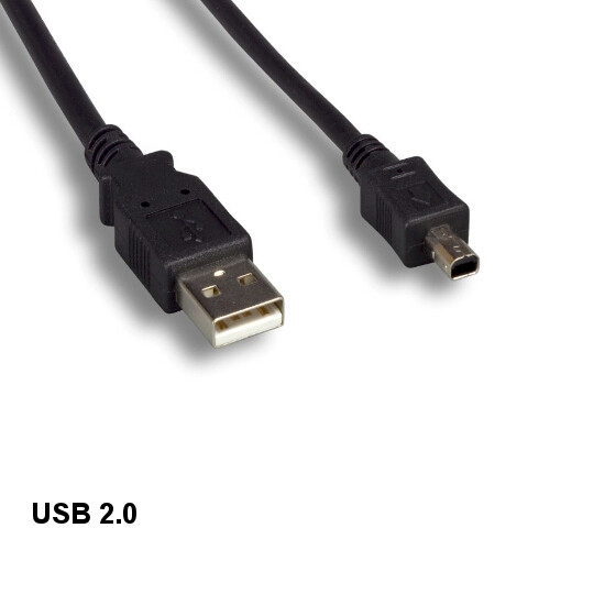 6 feet USB 2.0 A to Mini B 4Pin Cable for Digital Camera PDA MP3 MP4 Sync Charge