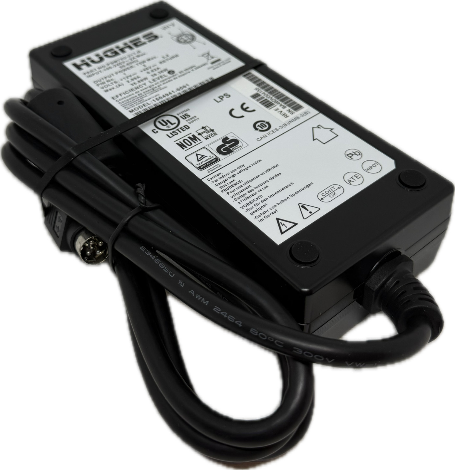 HUGHES PSM75U-217-R POWER SUPPLY 75W FOR HT2000W MODEM ROUTER NEW