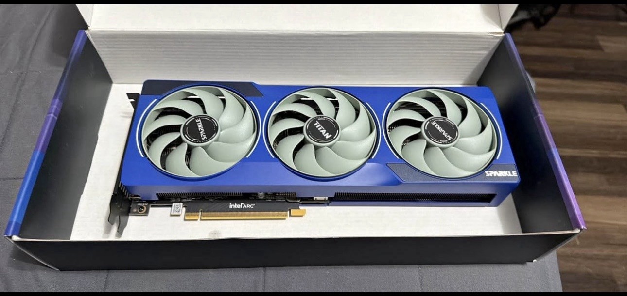 Intel Sparkle Titan OC Arc B580 12GB RAM – Graphics Card – Excellent Condition