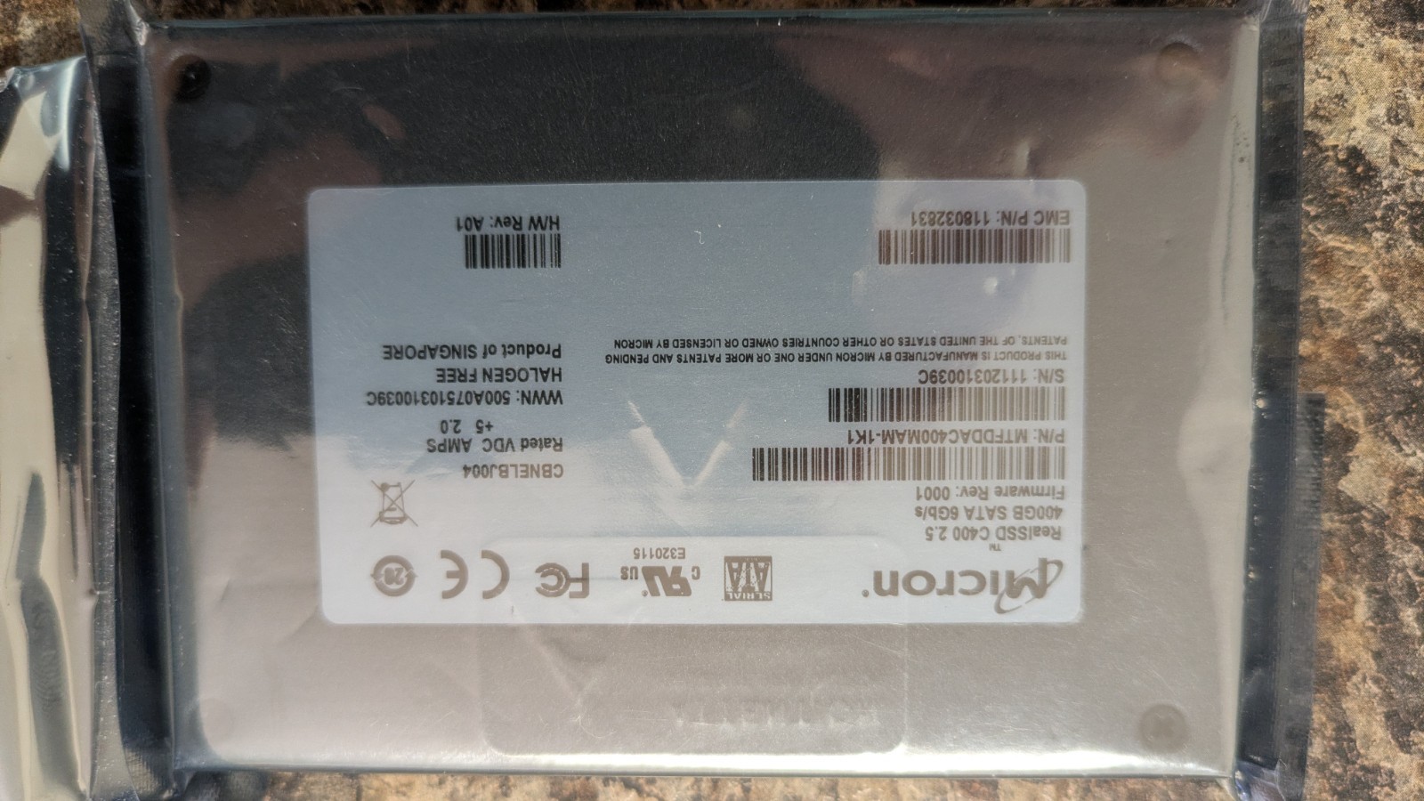 Micron RealSSD C400 2.5 400GB SATA 6GB/s MTFDDAC400MAM-1K1