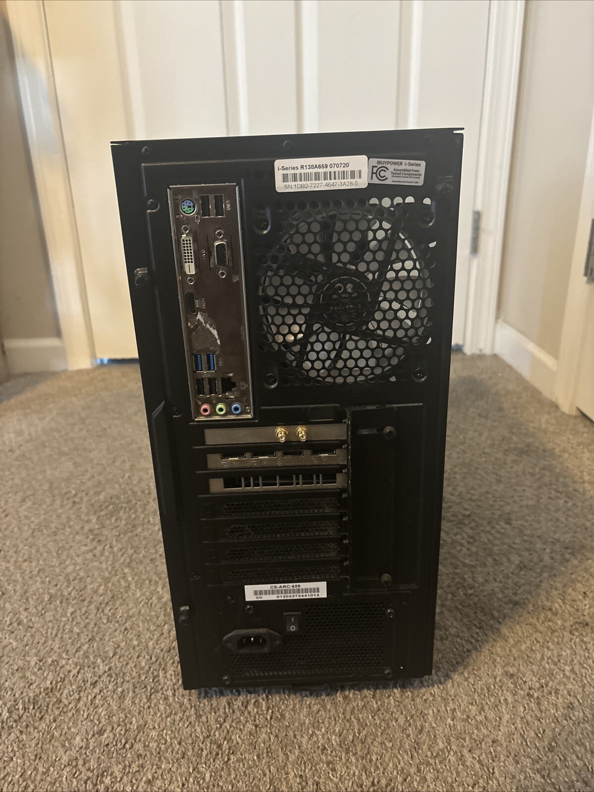 iBuyPower (240GB SSD + 1TB HDD, Intel Core i5, NO KEYBOARD AND MOUSE 8GB RAM,
