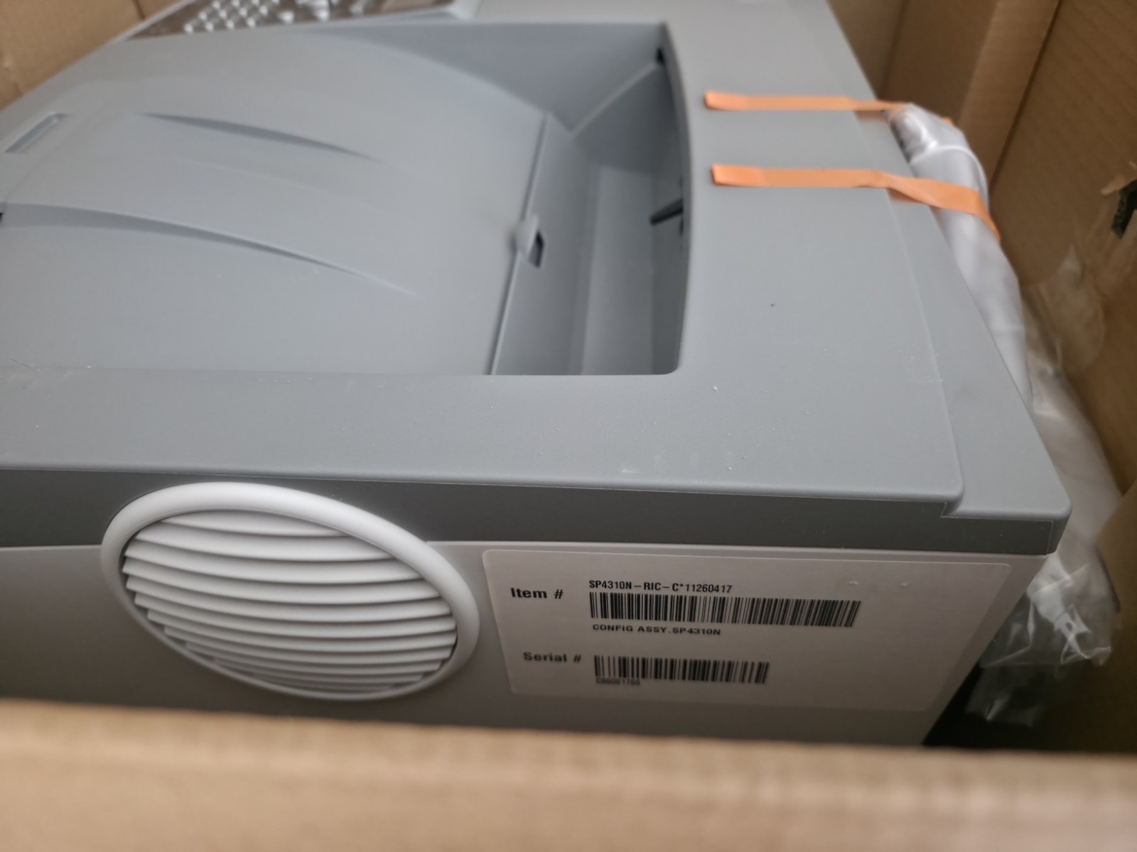 Ricoh Aficio SP4310N Laser Printer-Monochrome New Open Box