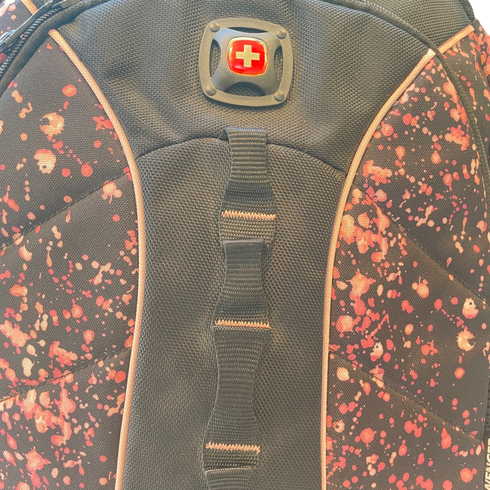 Wenger SwissGear The Sun Backpack 16” Laptop Bag Black/Pink Splatter 605238