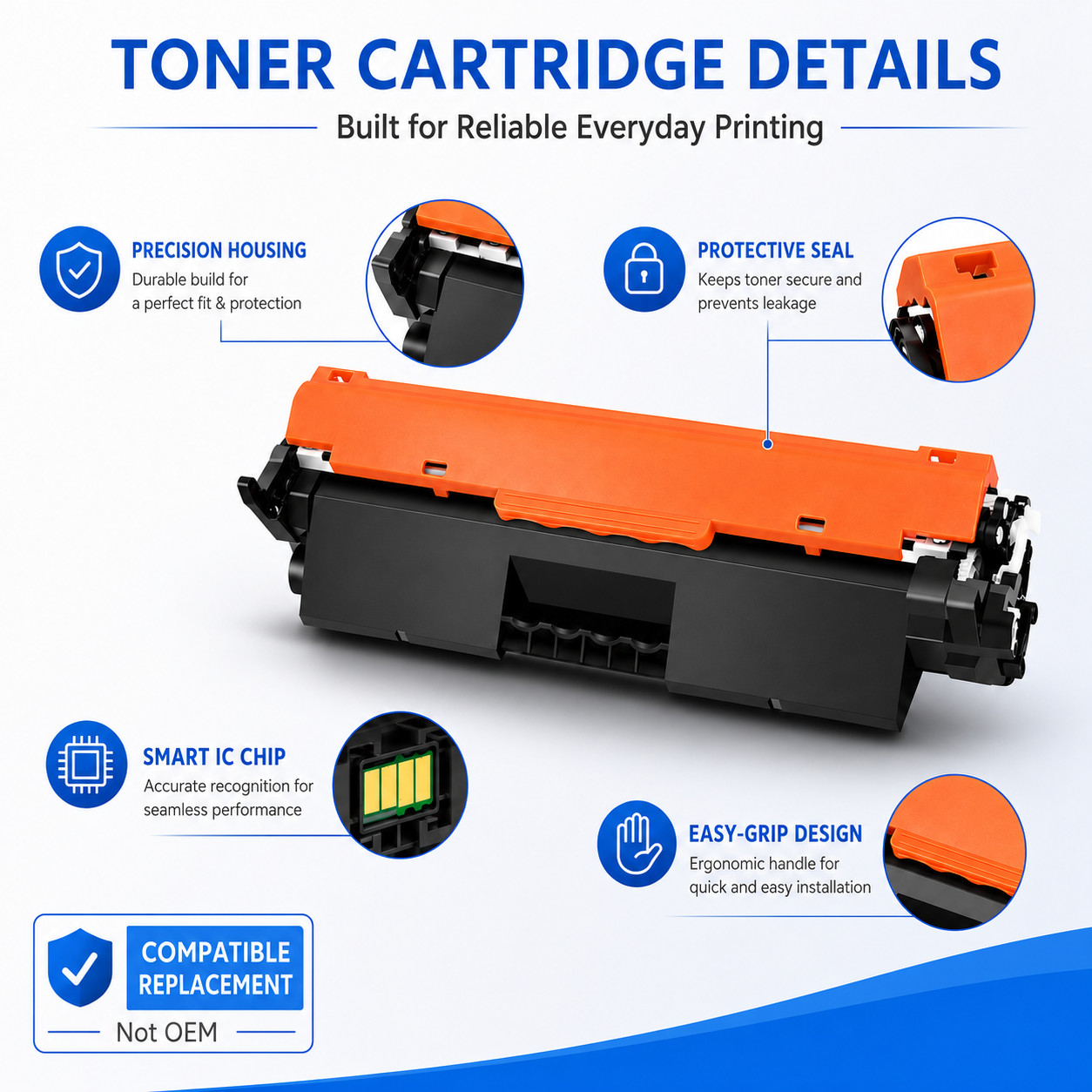 2PK High Yield 78A CE278A Toner Cartridge For HP LaserJet P1606 P1606dn M1536