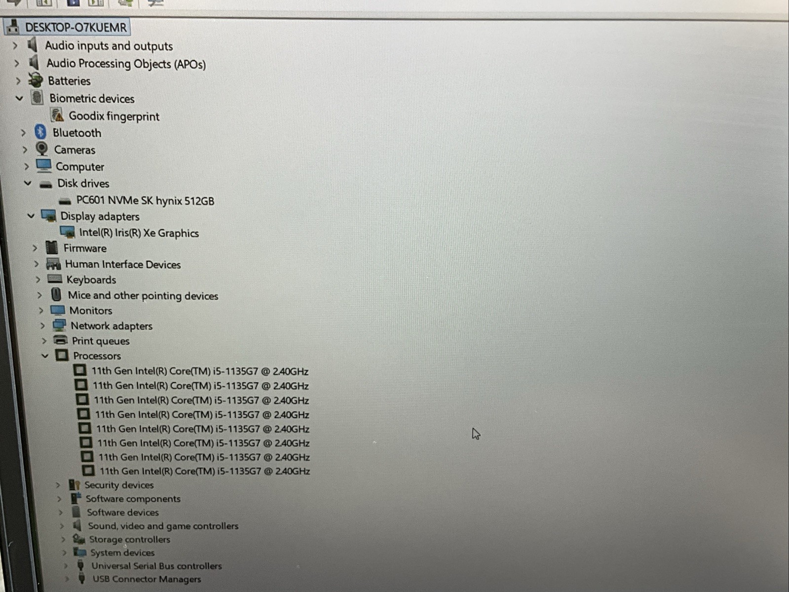 Lenovo ThinkPad E15 15.6″ I5-1135G7@2.4GZ 16GB RAM 512GB SSD Windows 11P