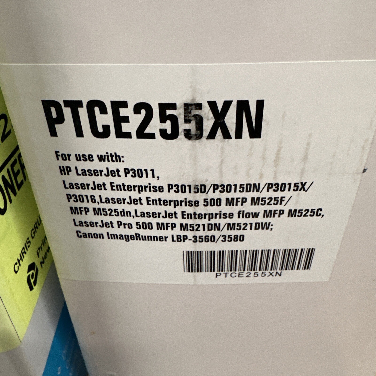 LOT OF 3 PREMIUM COMPATIBLE PTCE255XN TONER CARTRIDGE HP Laserjet P3011