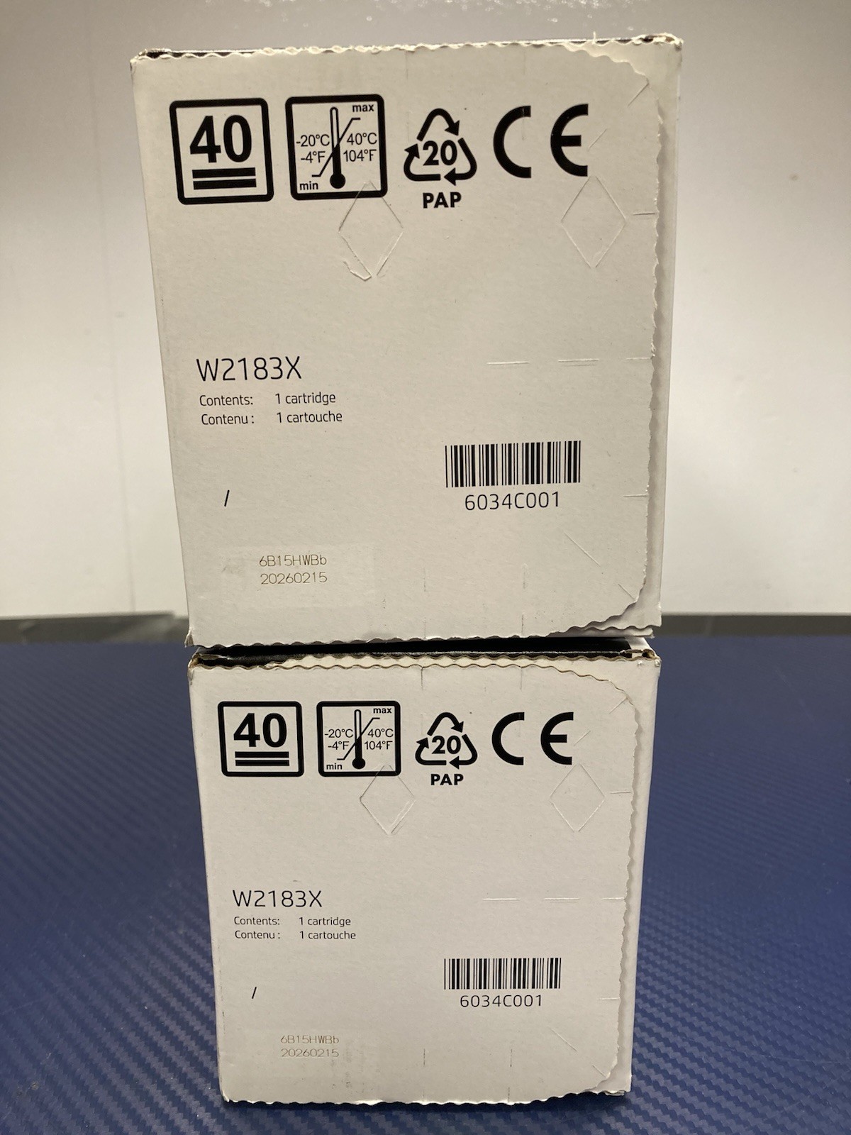LOT OF 2 New HP 218X High Yield Magenta Original LaserJet Toner Cartridge W2183X