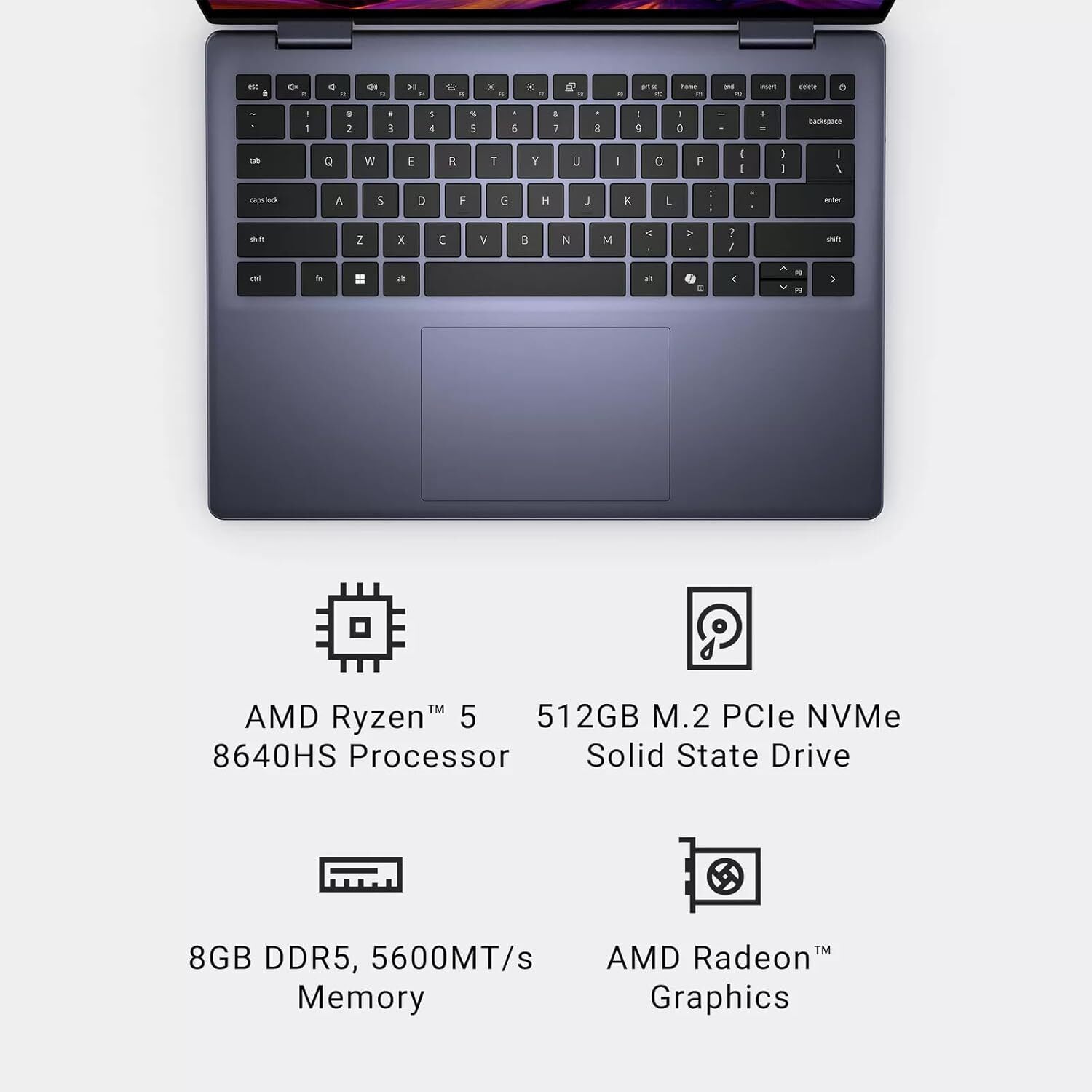 2025 Dell Inspiron 2-in-1 14″Touch Laptop Win11Pro AMD Ryzen 5 32GB RAM 1TB SSD